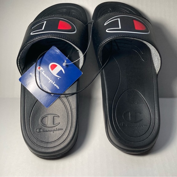 Champion Slide On Sandals Size 4Y - Picture 2 of 8